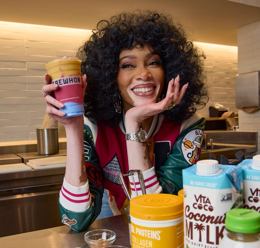 I tried Winnie Harlow's Erewhon smoothie with tropical flavors.
