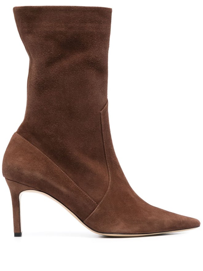 Stivale 80mm Suede Ankle Boots
