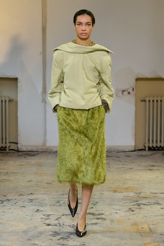 a look from carven fall 2024 collection