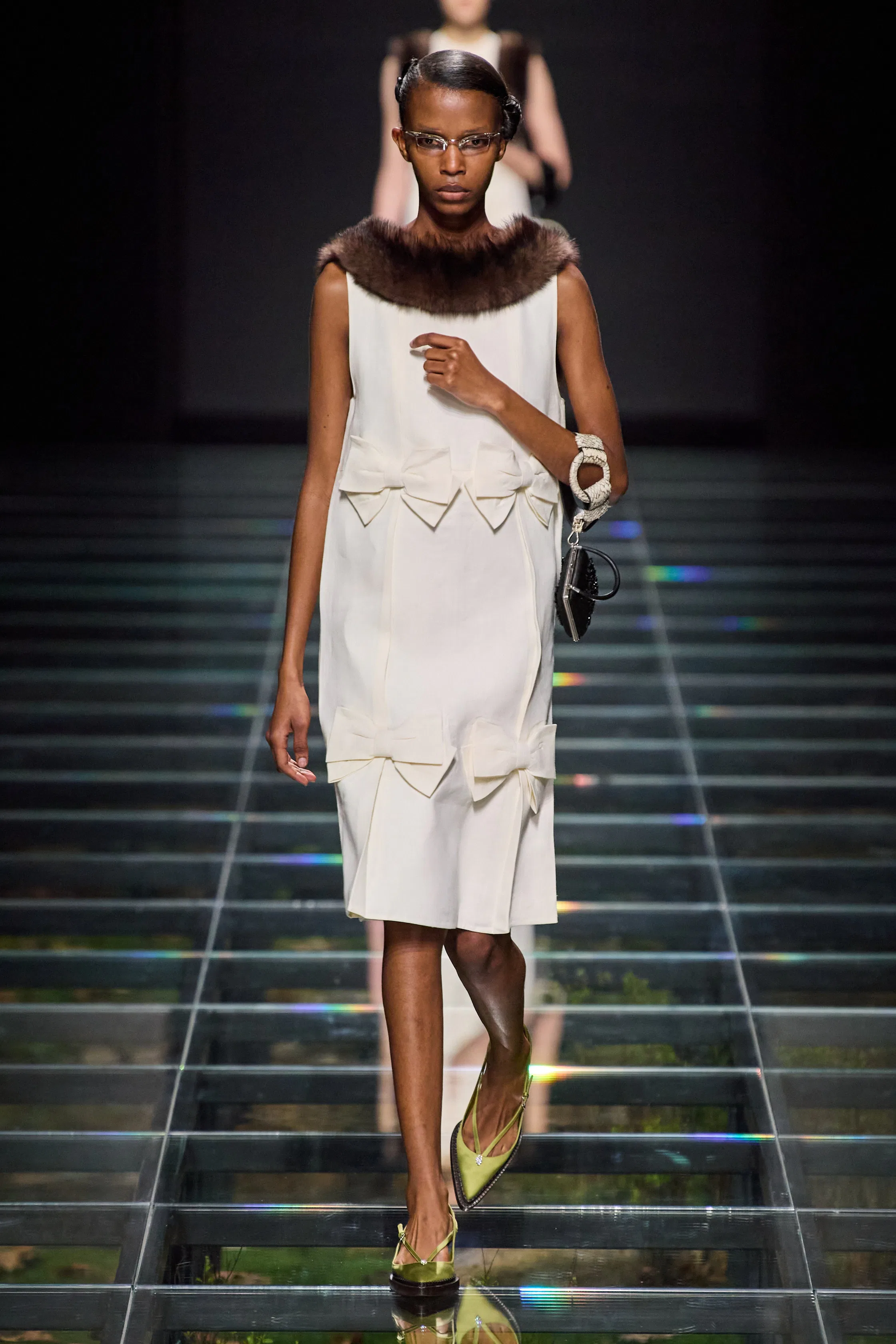 un look de la collection Prada automne 2024