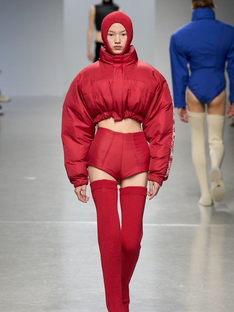 a look from duran latink fall 2024 collection
