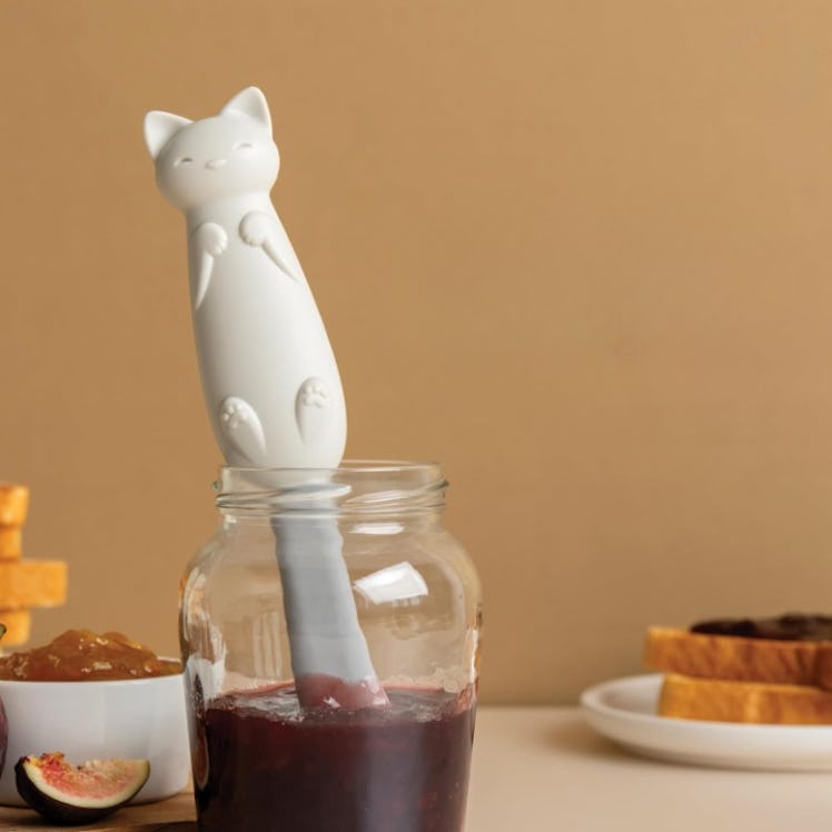 OTOTO Mary Cat Jar Scraper Spatula