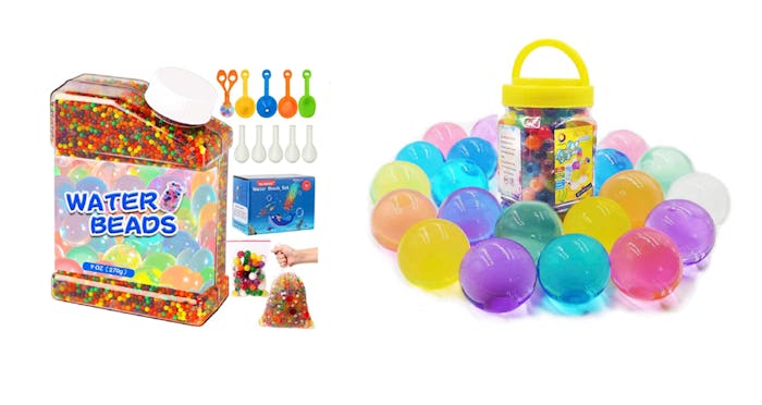 A photo of water beads sold via Amazon.