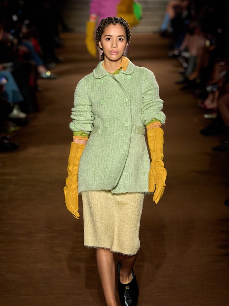 a look from miu miu fall 2024 collection