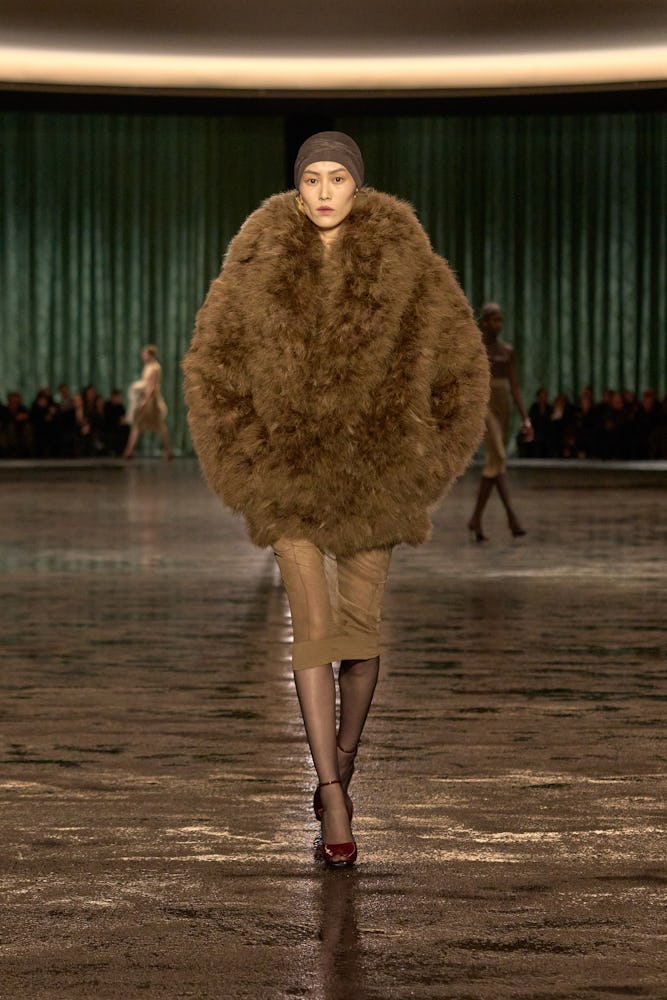 a look from saint laurent fall 2024 