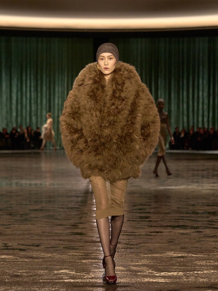 a look from saint laurent fall 2024 