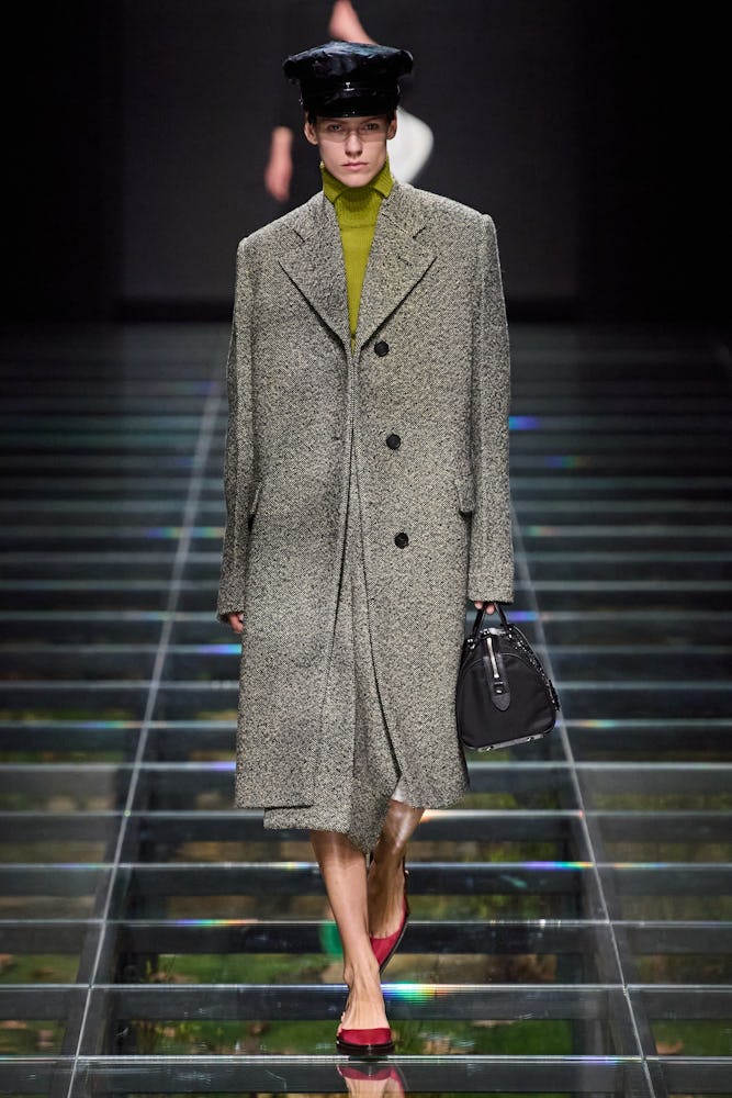 a look from prada fall 2024 collection