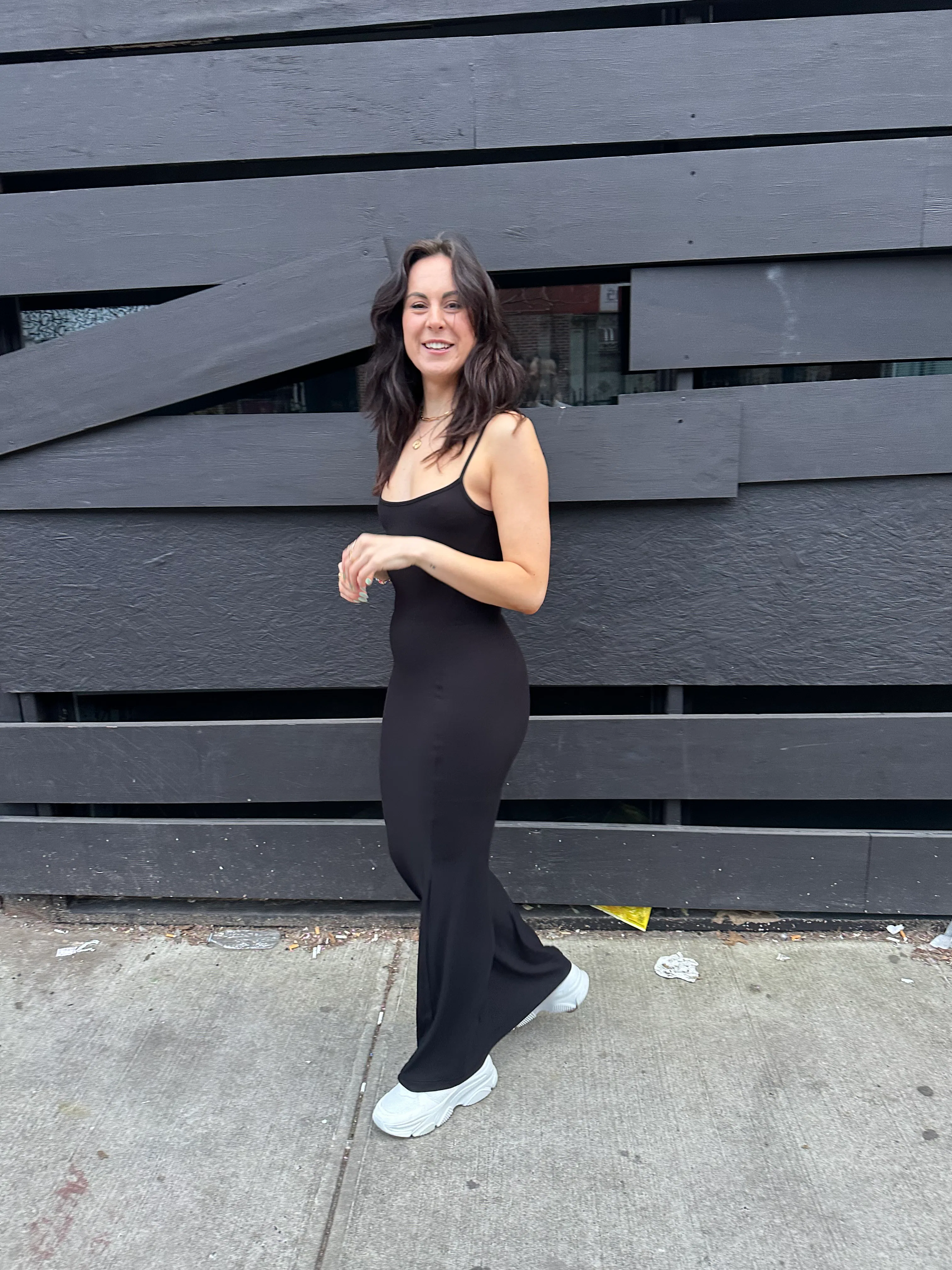 Khy Mesh Stretch Twist Maxi Vs. SKIMS Lounge Dress: A Comparison