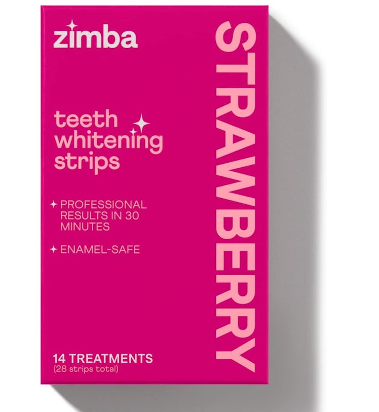 Zimba Strawberry Flavored Teeth Whitening Strips