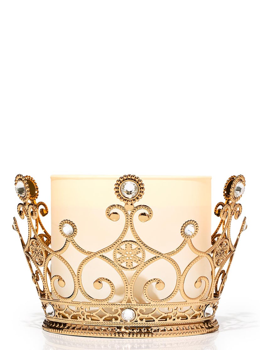 Dainty Crown 3-Wick Candle Holder