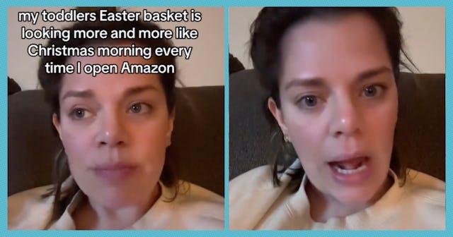 Has Easter morning just turned into another Christmas morning? One mom wonders when assembling Easte...