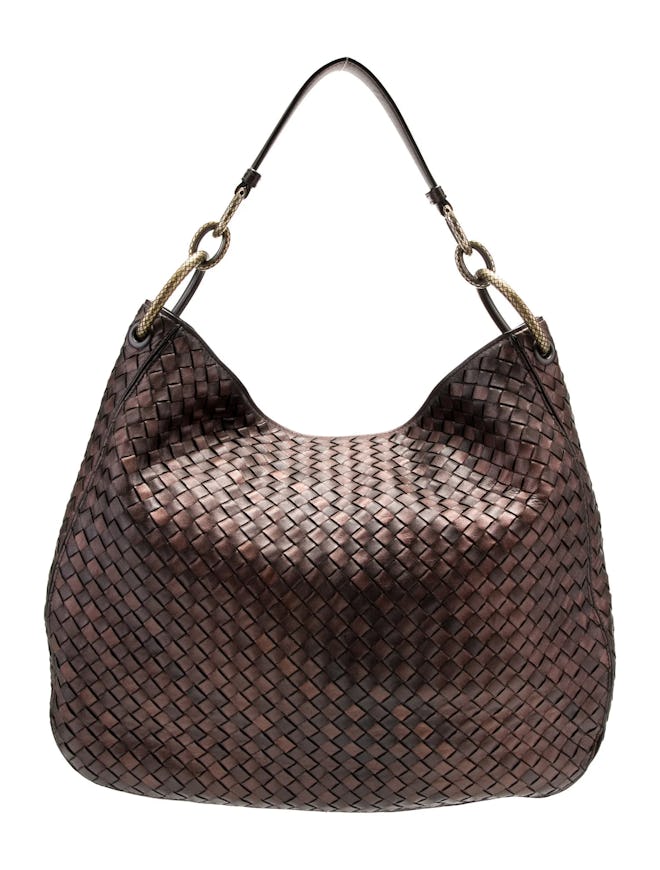 Bottega Veneta Intrecciato Large Loop Hobo