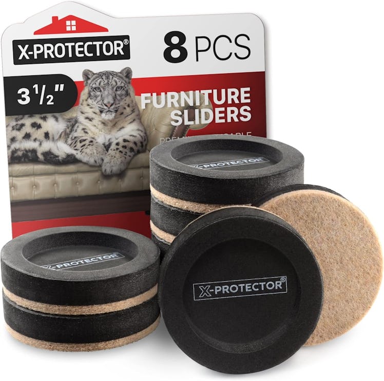 X-Protector Felt Furniture Sliders (8 Pieces)