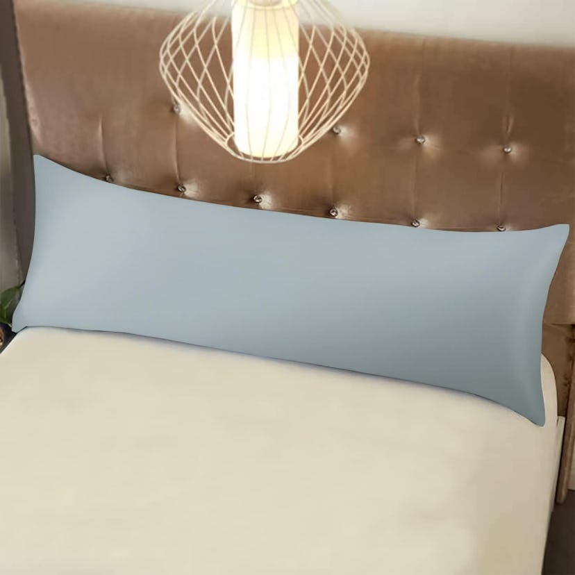 NTBAY Zippered Satin Body Pillow Pillowcase