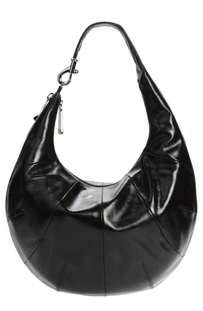 Rebecca Minkoff Croissant Zip Around Leather Hobo Bag