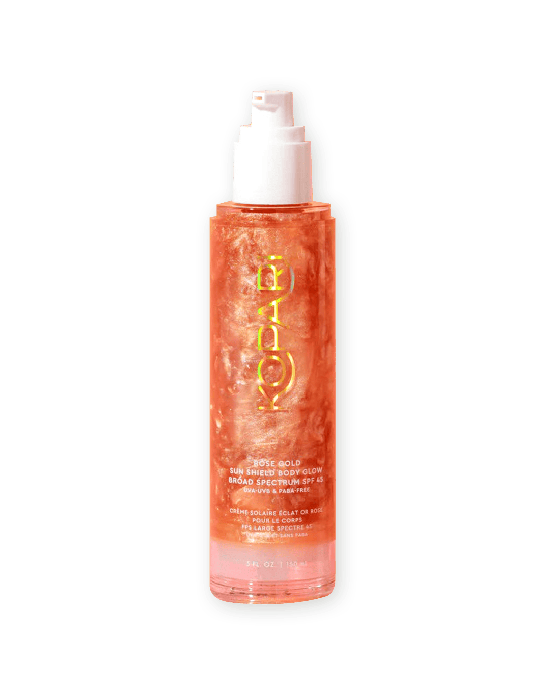 Kopari Beauty Rose Gold Sun Shield Body Glow Gel SPF 45