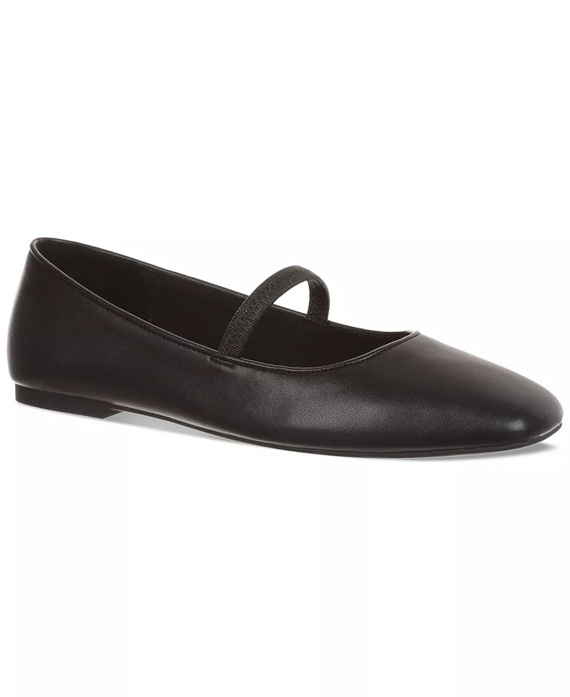 Nessa Square-Toe Mary Jane Flats