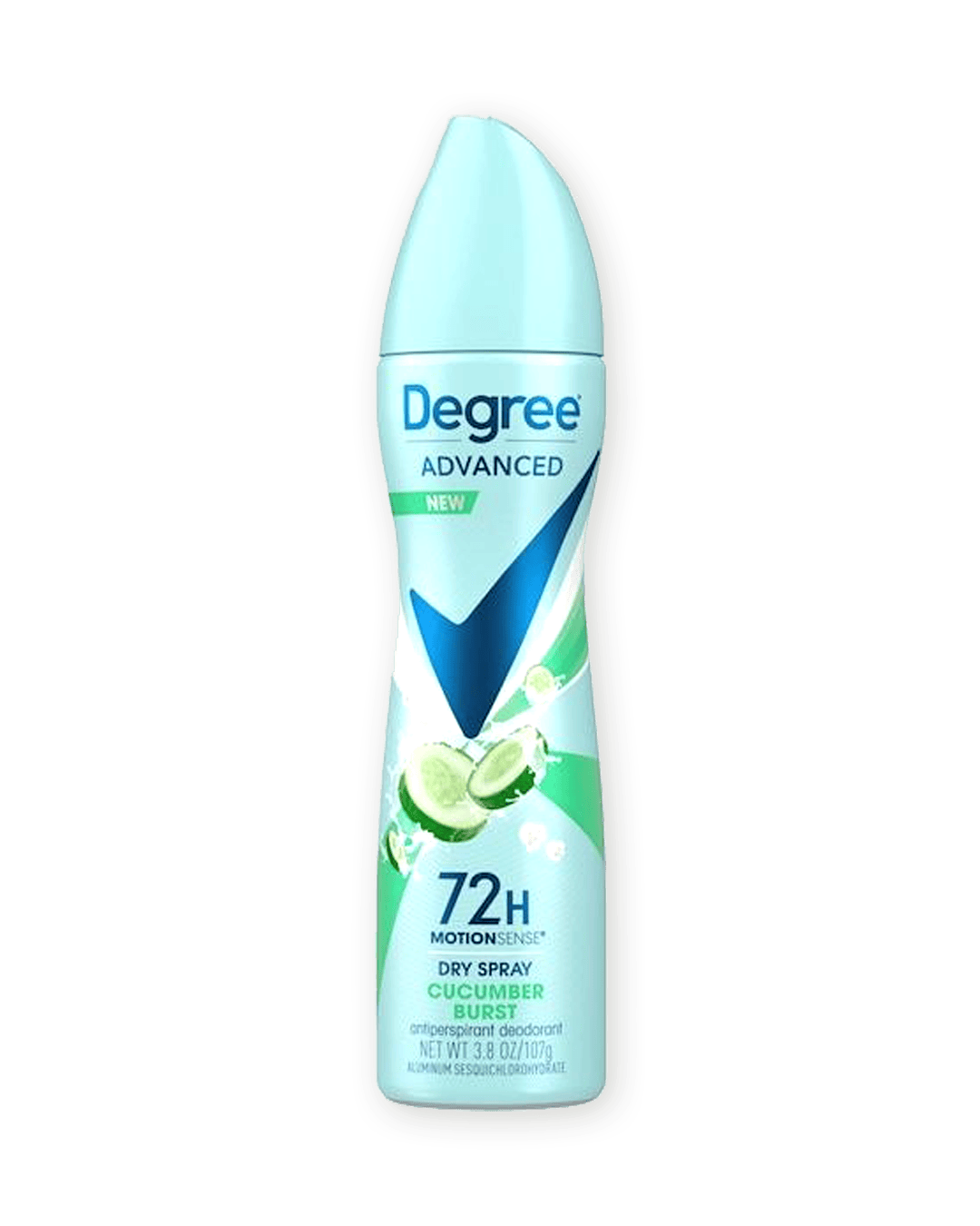 Degree Advanced 72H MotionSense Cucumber Burst Antiperspirant Deodorant Dry Spray