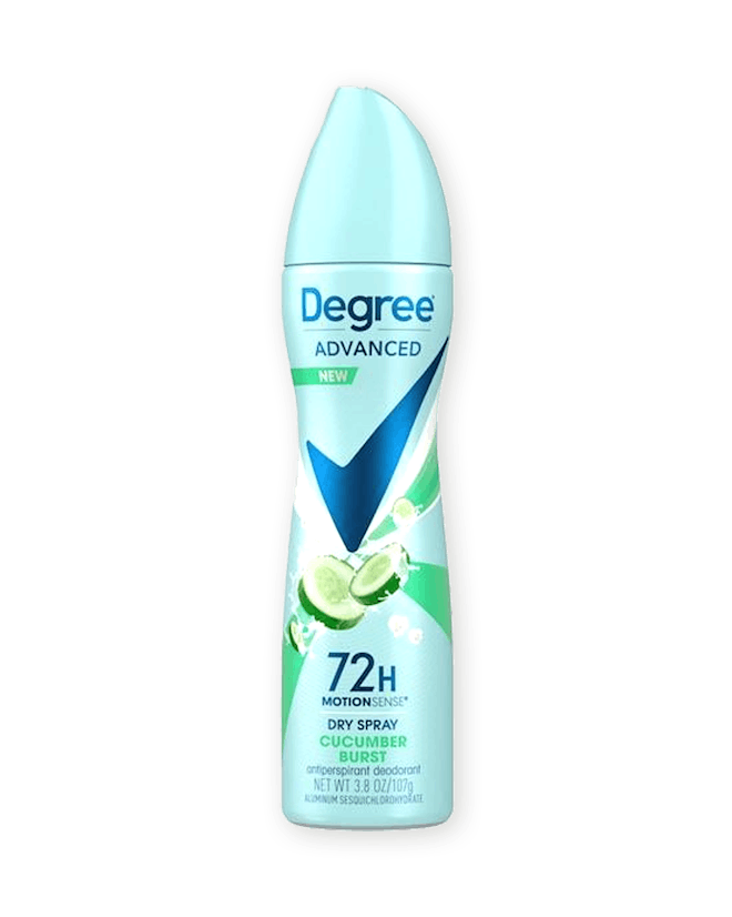 Degree Advanced 72H MotionSense Cucumber Burst Antiperspirant Deodorant Dry Spray