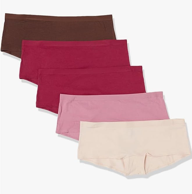 Amazon Essentials Women's Cotton Boyshort Underwear