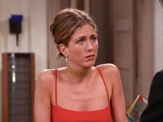 Jennifer Aniston as Rachel Green on Friends Season 7.
