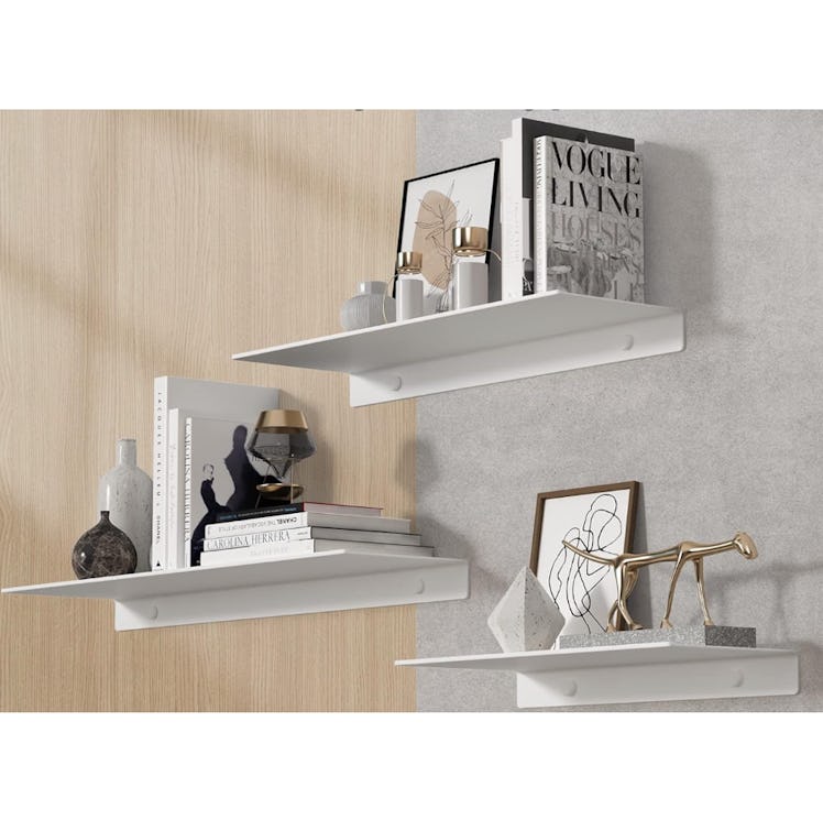 Danpoo White Floating Shelf