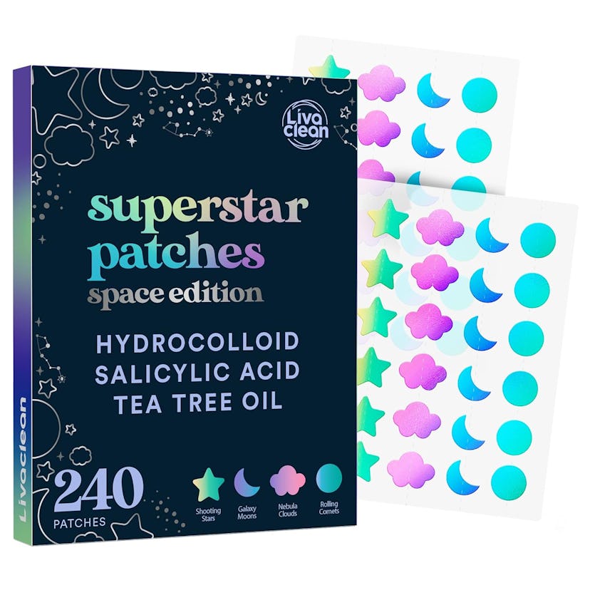 LivaClean Holographic Cute Acne Patches (240 Count)