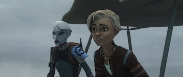 Ventress attempts to test Omega’s m-count with an encounter with a giant sea creature.