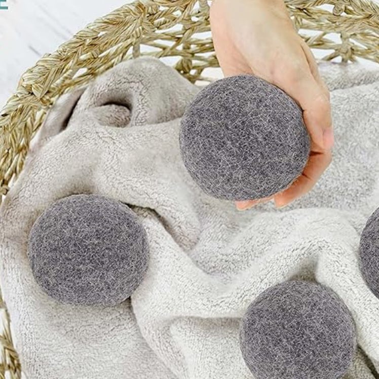 LARQUE Wool Dryer Balls (6-Pack)
