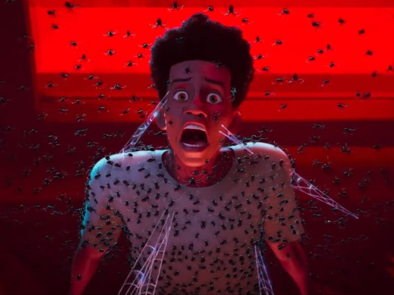 Miles Morales (voiced by Shameik Moore) in The Spider Within: A Spider-Verse Story