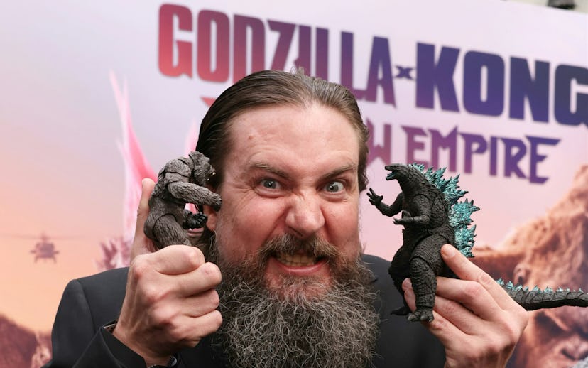 HOLLYWOOD, CALIFORNIA - MARCH 25: Adam Wingard attends Warner Bros. Premiere of "Godzilla X Kong: Th...
