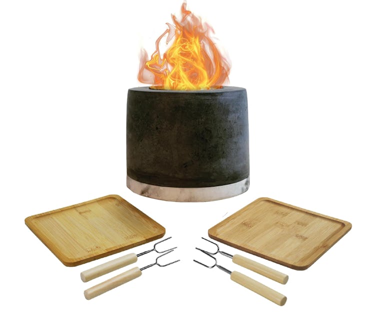 Roundfire Tabletop Fire Pit Kit (10-Piece Set)