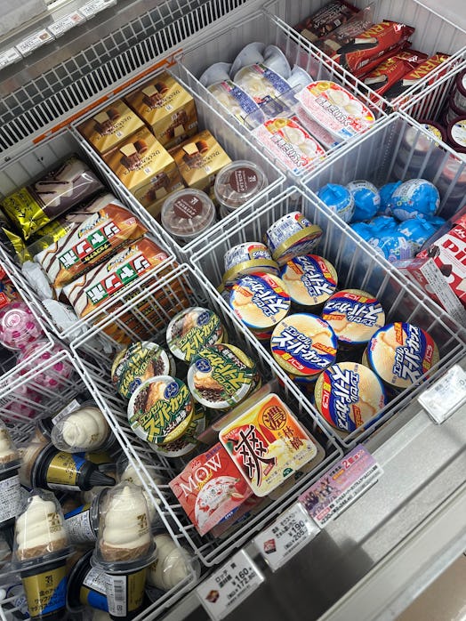 convenience store snacks in Tokyo, Japan