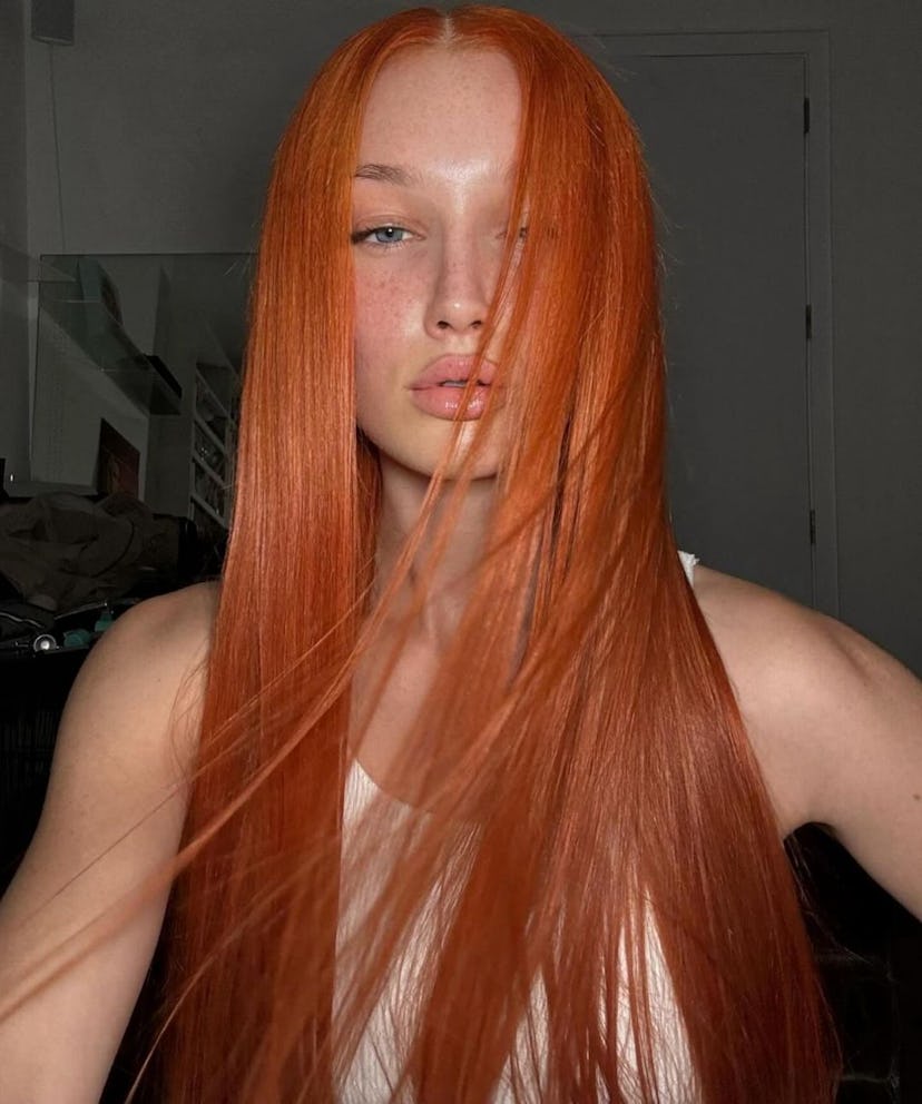 Copper hair colors are trending for summer 2024.