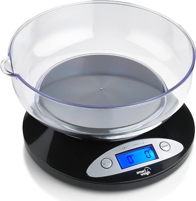 Smart Weigh Food Kitchen Scale with Bowl