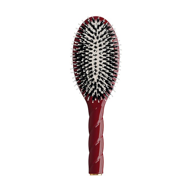 N.01 The Shine & Care Hair Brush in Cherry Red