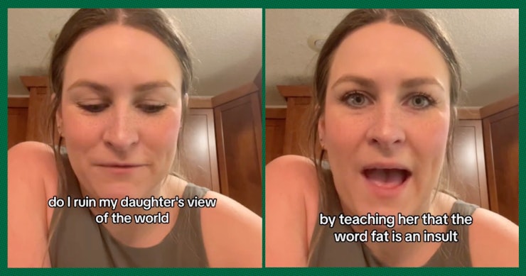 This Mom Wonders If She Should Teach Her Kid That Calling People “Fat” Is Often Insulting