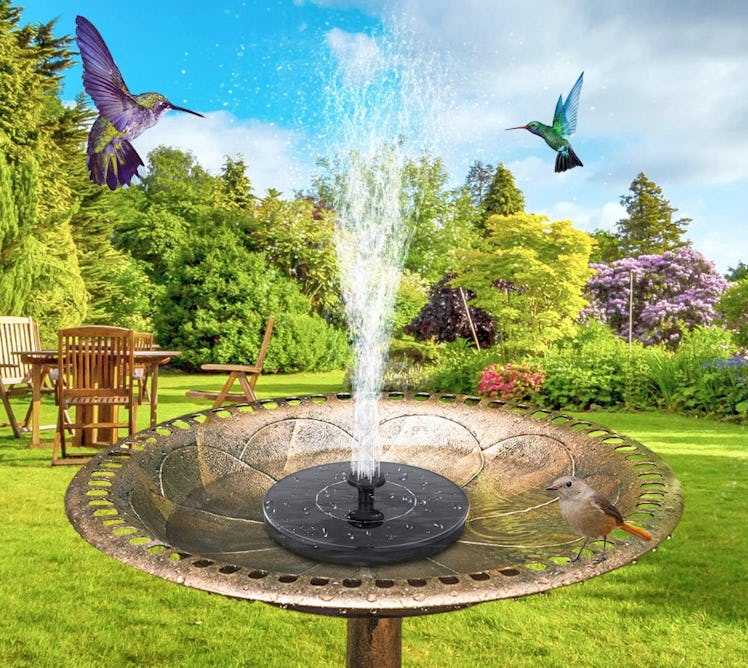 Mademax Solar Bird Bath Fountain Pump