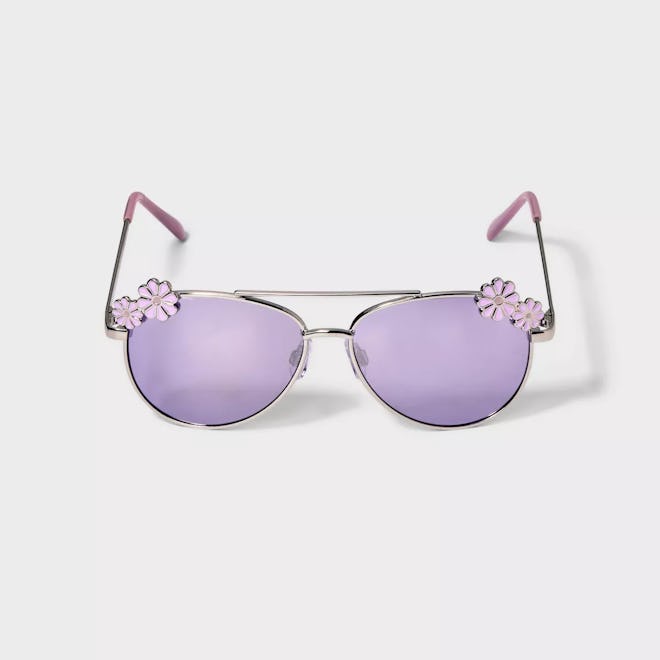 Cat & Jack Kids' Daisy Aviator Sunglasses