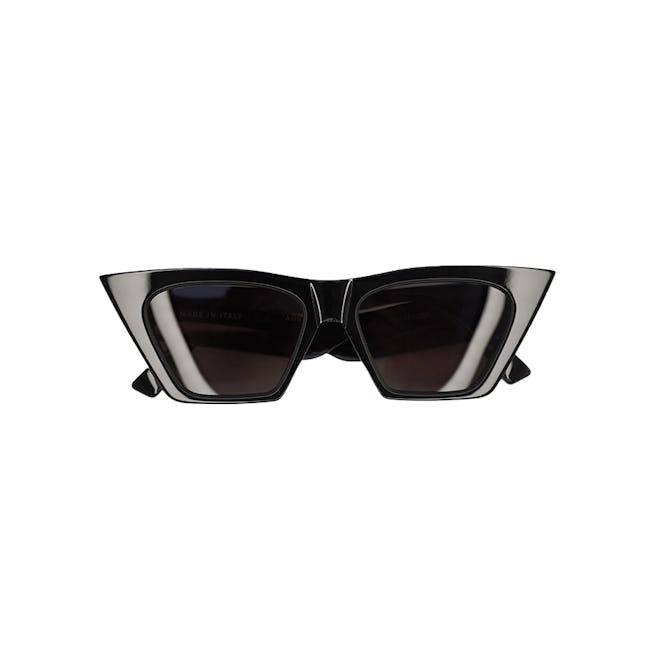 Peak Sunglasses in Black Acetate