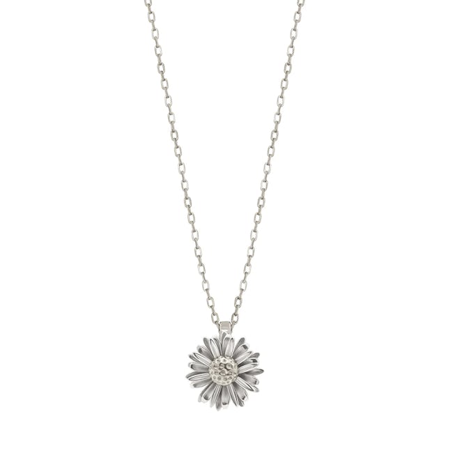Maxi Flora Daisy Silver (.925) Charm Necklace