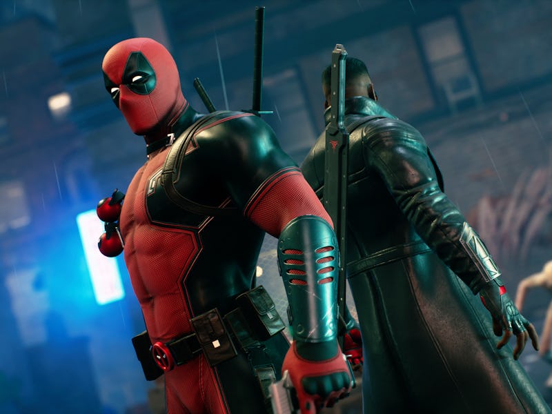 Midnight Suns game still featuring deadpool