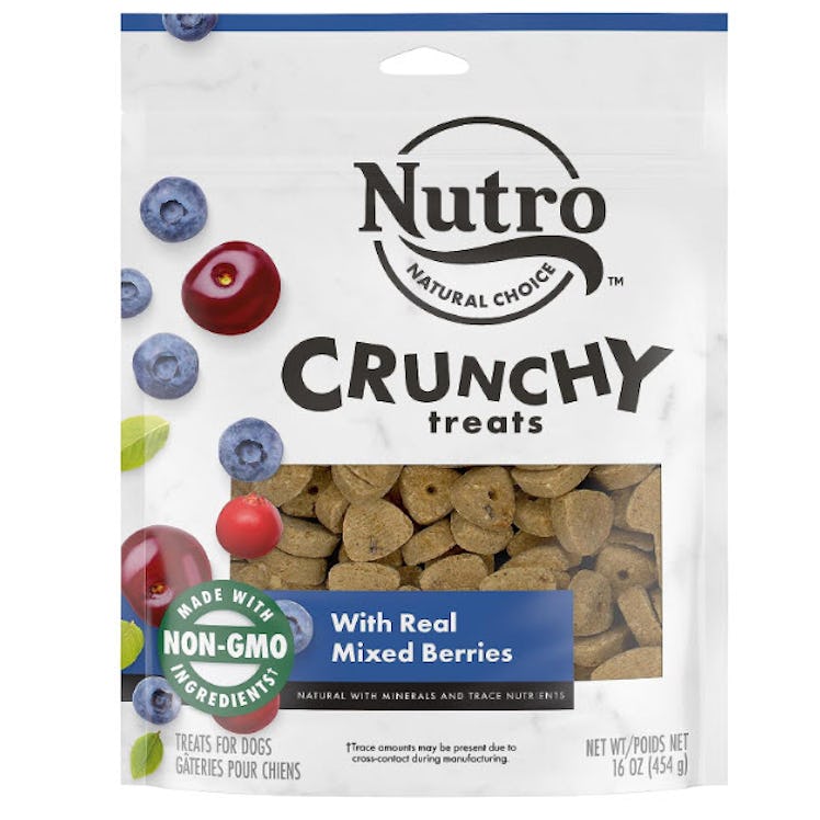 NUTRO Crunchy Dog Treats with Real Mixed Berries