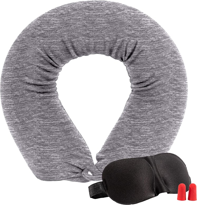 Lusso Gear Twist Memory Foam Travel Pillow