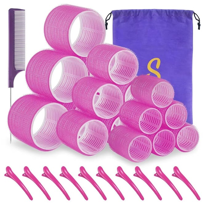 Sungenol Self Grip Hair Roller Set (18-Pack)