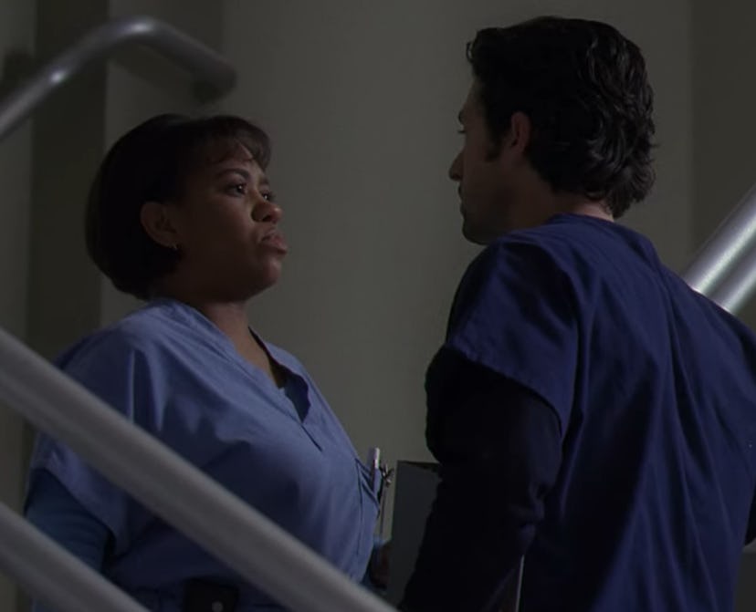 Bailey and Derek on 'Grey's Anatomy.' Screenshot via Netflix