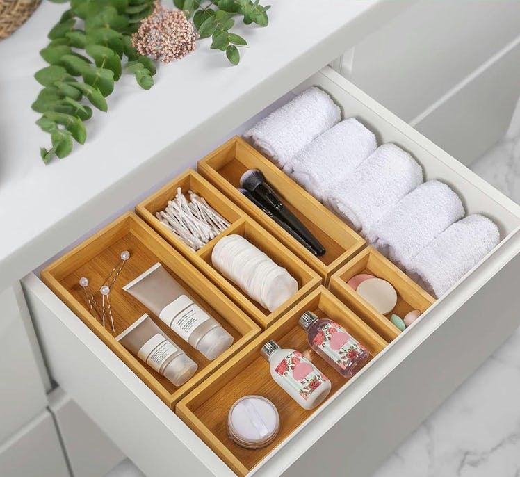 ROYAL CRAFT WOOD Luxury Bamboo Drawer Organizer