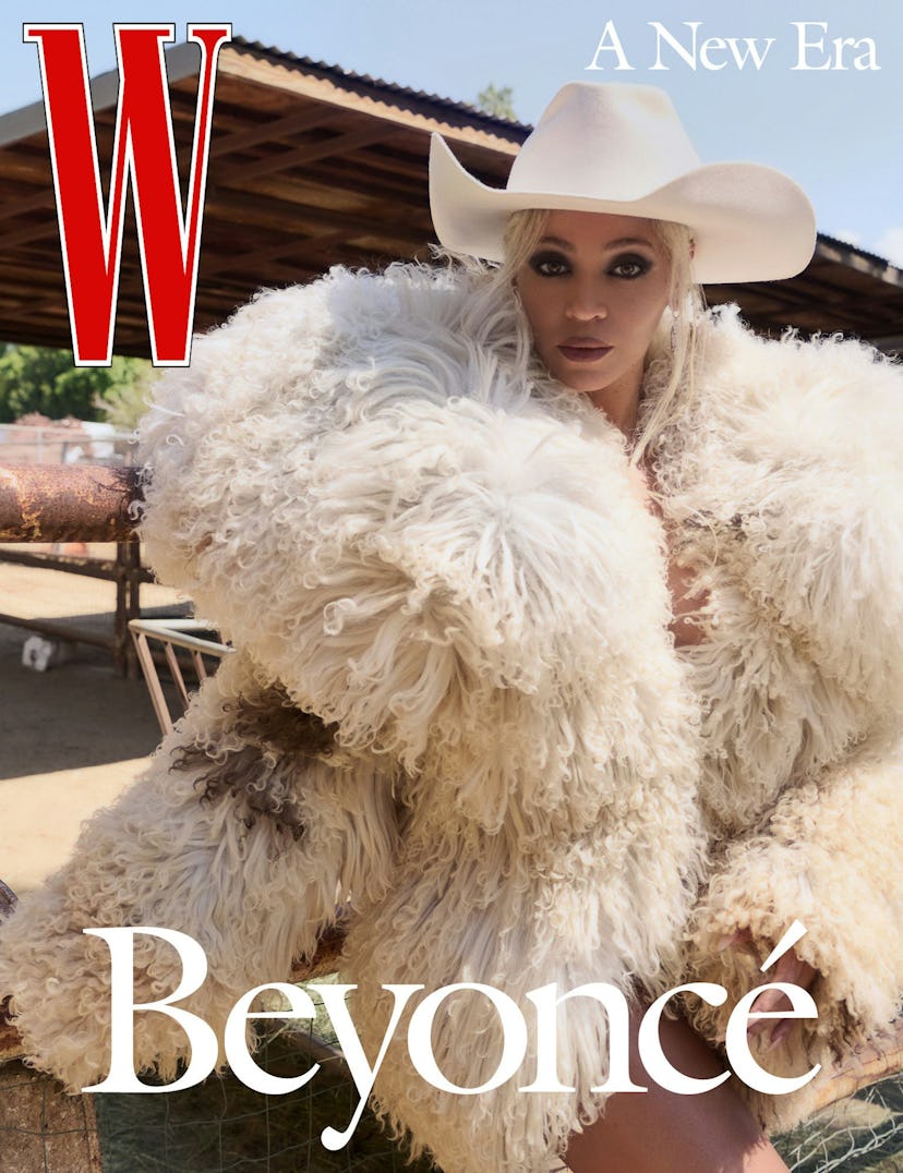 Beyonce graces the cover of W Magazine.