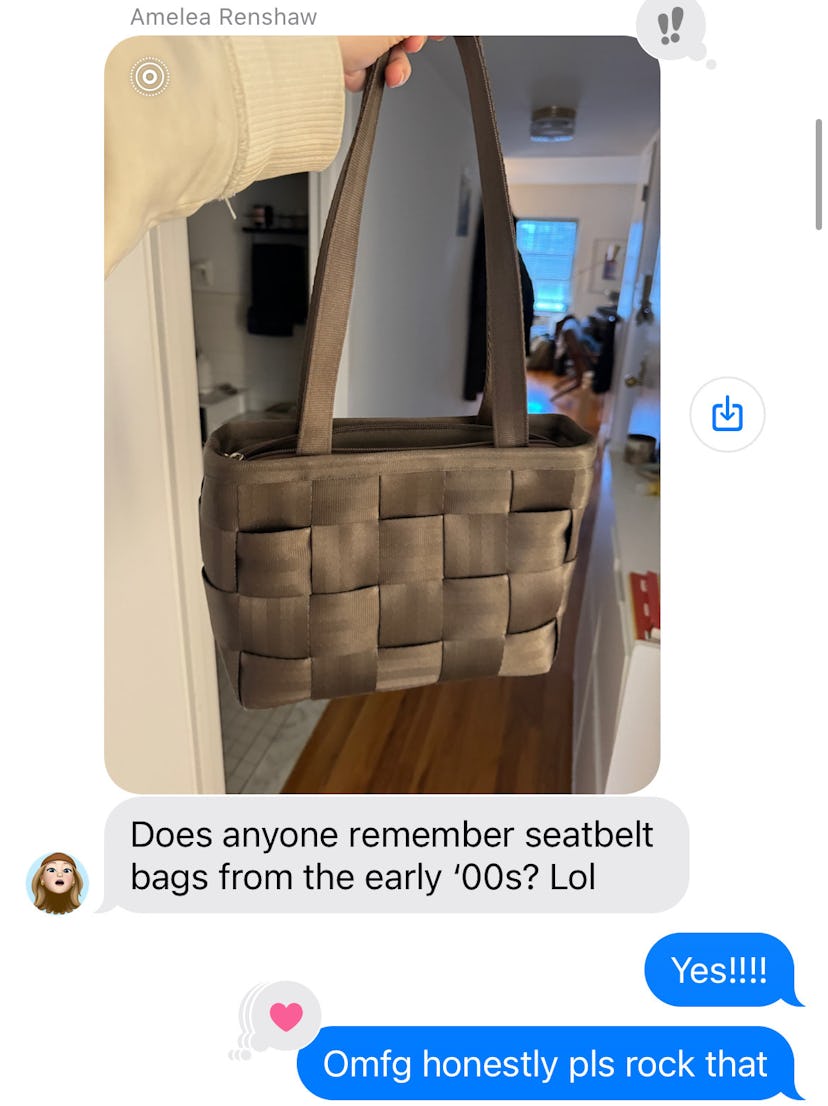 Seatbelt Bags As A Bottega Veneta Intrecciato Dupe