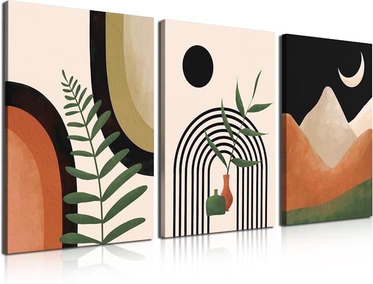 Gisipameis Mid-Century Modern Wall Decor (Set of 3)